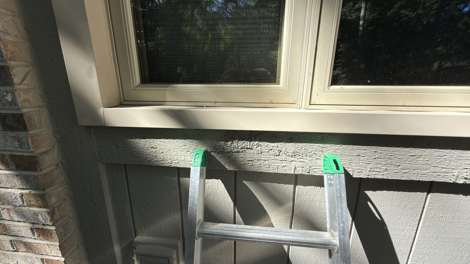 Real Rambow job: aluminum-wrapped windows and sliding door, finished